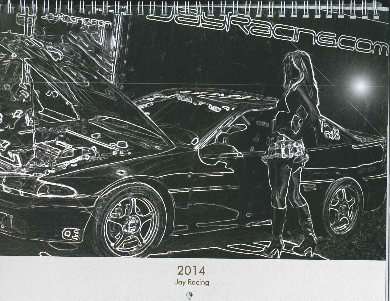 2014 Jay Racing Calendar DIY